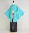 【レンタル】 紋付袴 9点セット【対応身長:185cm〜190cm】羽織袴レンタル フルセット men060-p (mb171-hb155)【往復送料無料】 羽...