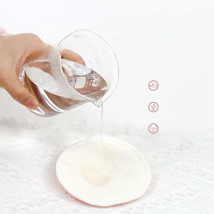 漏れ防止 繰り返し使用 母乳パッド 通気性 6枚入り 吸水速乾 洗える 肌に優しい 3...