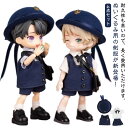 着せ替え 15cm 男の子 4点セット 女の子 11cm 人形の服 帽子+シャツ+半ズボン/スカート+ベスト 12bjd 制服 人形の服 ぬいぐるみ用 人形のドレスアップ 可愛い 入園 入学