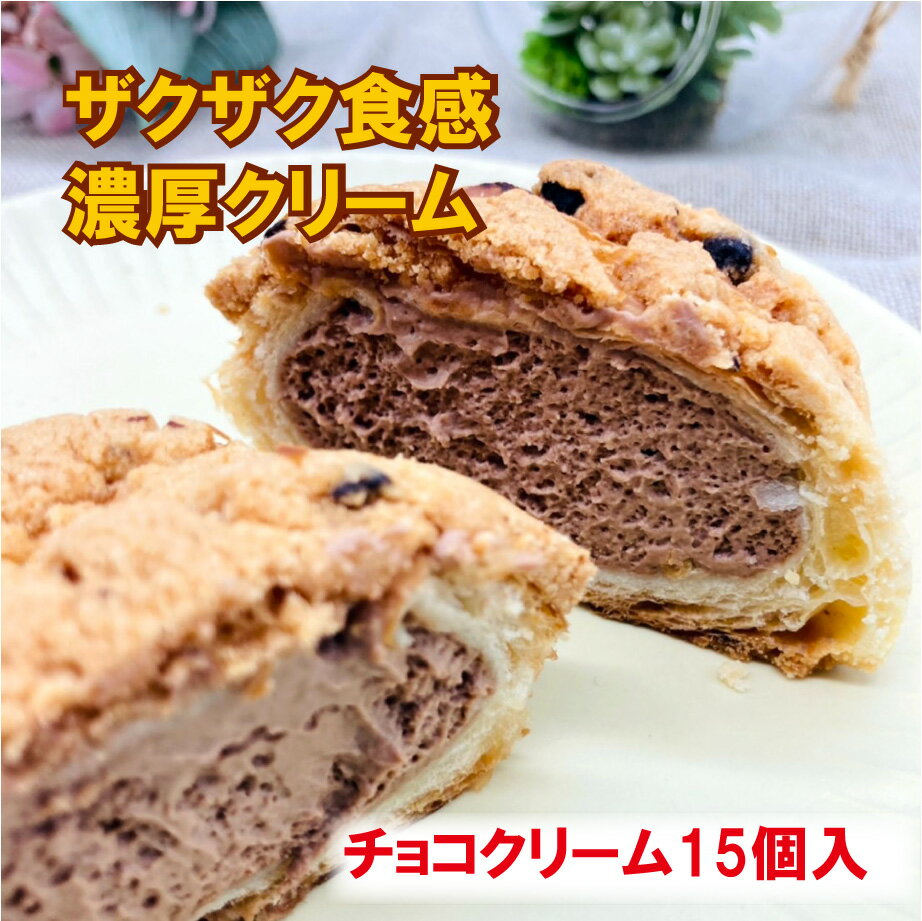 シュークリーム 母の日 送料無料 クロワッサン スイーツ チョコクリーム 15個 冷凍配送 濃厚クリーム クッキー 洋菓子 ザクザク アルマジロ 15個入 ギフト プレゼント 贈り物 スイーツ 冷凍 プチギフト お取り寄せ 一部地域を除き送料無料 母の日 かわいい おいしい やみつき アイス