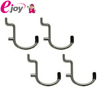 光 パンチングボード用フック Bキャップ 黒 4セット入 PBBF21