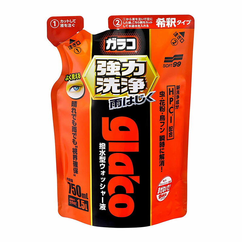 SOFT99 ガラコウォッシャー 強力洗浄 750ml 4975759049524