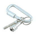 SK11 携帯 ビットホルダーセット シルバー SBH-SETS カラビナ付き メール便対応(5個まで) 4977292882262
