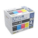 ワールドビジネスサプライ Luna Life EPSON エプソン用 互換インクカートリッジ IC4CL46 4本パック 4582458921800