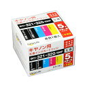 ワールドビジネスサプライ Luna Life Canon キャノン用 互換インクカートリッジ BCI-321+320/5MP 5本パック 45824589219...