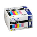 ワールドビジネスサプライ Luna Life EPSON エプソン用 互換インクカートリッジ IC6CL70L 6本パック 4582458924337