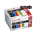 ワールドビジネスサプライ Luna Life Canon キャノン用 互換インクカートリッジ BCI-381XL+380XL/6MP ブラック1本おまけ付き 7...