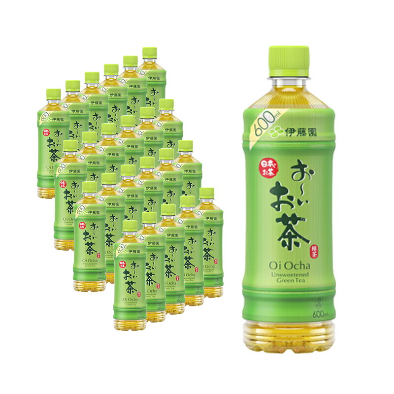 【24本セット】お〜いお茶 緑茶 PET 600ml ペットボトル飲料 伊藤園 お取り寄せ商品 4901085003800S