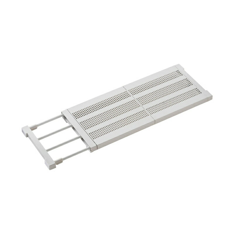 平安伸銅 突っ張り棚 メッシュ マットホワイト 耐荷重27〜13kg 幅65〜95cm TNR-M 4977612204002