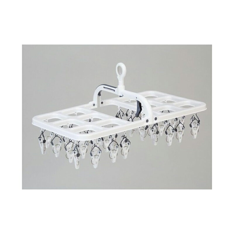 サイズ:幅62×奥行34×高さ31cm 引っ張るだけで取り込めて、「室内干し」も出来る！ 高い位置・低い位置に干せるハンドル付きです。 ドア等で室内干しが出来る内蔵フック付き。 ピンチがからみにくく、引っ張るだけで簡単に取り込むことが出来ま...