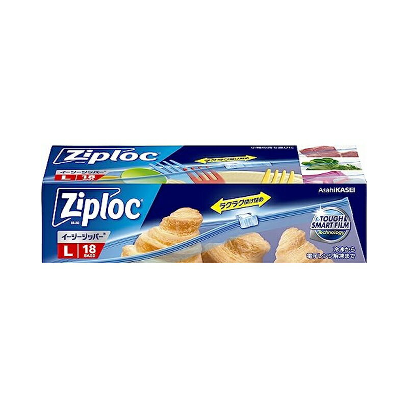 乐天商城 - Ziploc ジップロック イージージッパー L 18枚 4901670116076