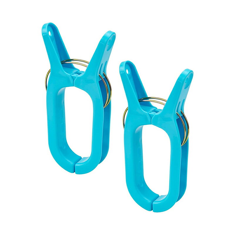 サイズ:8×17×2.5cm 内容量:2個入 洗濯物をベランダの手すりの上からガッチリはさんで固定する。 毛布やシーツ、タオルケットなどを挟んで、安心して干すことができる。 本体穴あきタイプなので通気性が良く、乾きを邪魔しない。 商品写真は、 お使いのモニター設定、お部屋の照明等により実際の商品と色味が異なる場合がございます。