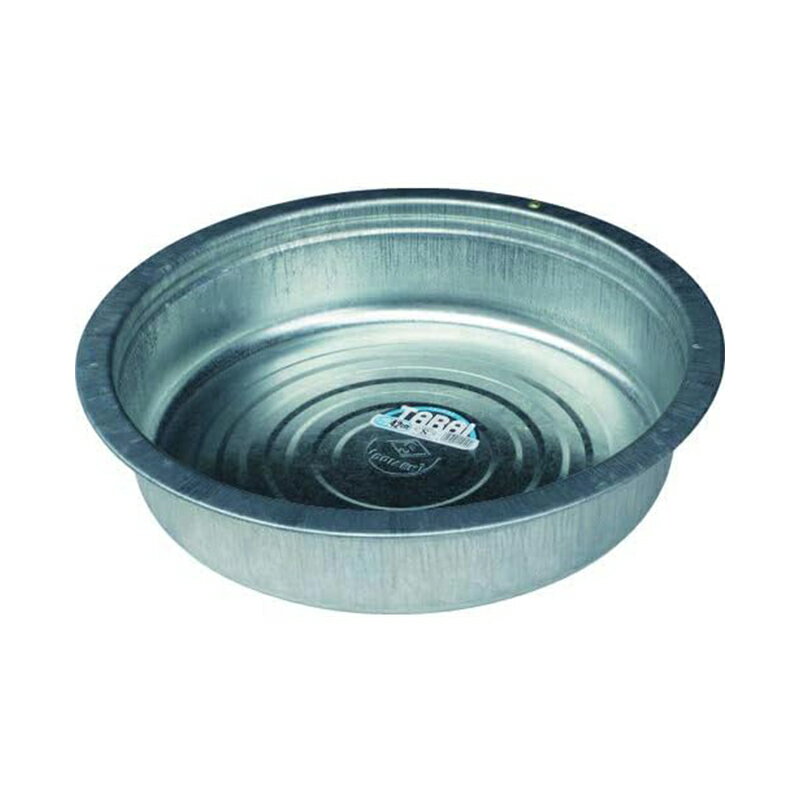 トタン製なので強くて丈夫です。 容量(L):14.5 外形寸法(mm)外径×高さ:471×109 容量約14.5L 【材質/仕上】 亜鉛メッキ鉄板 商品写真は、 お使いのモニター設定、お部屋の照明等により実際の商品と色味が異なる場合がございます。