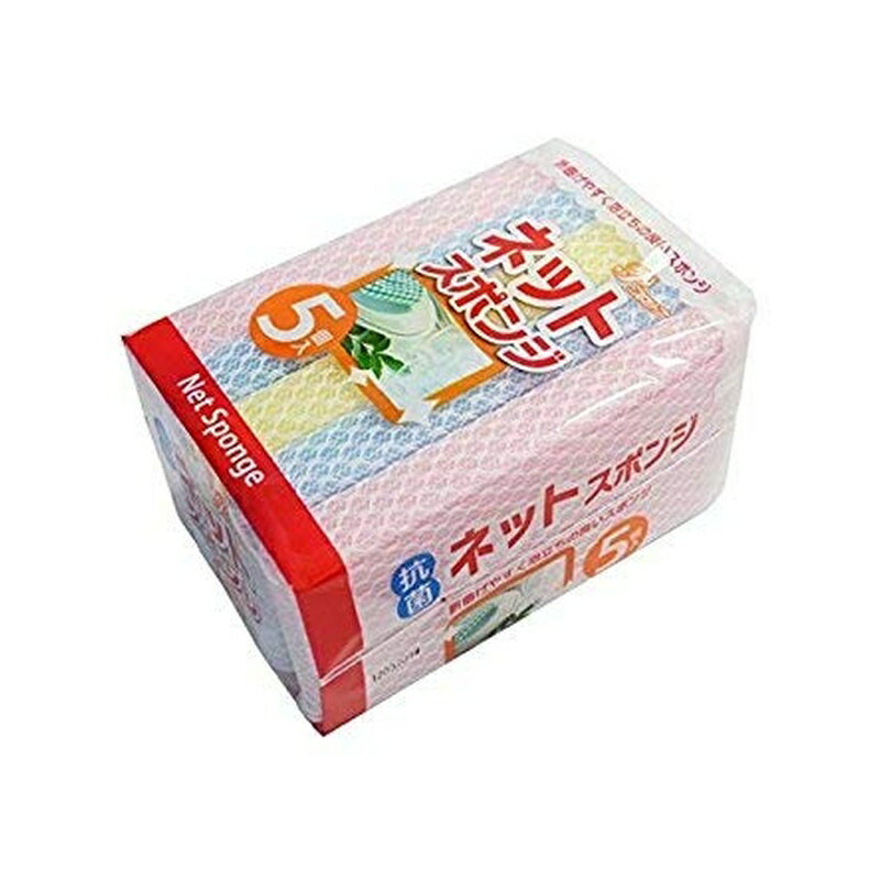 乐天商城 - ネットスポンジ 5個入 ZKAM5P6160 4901851126160