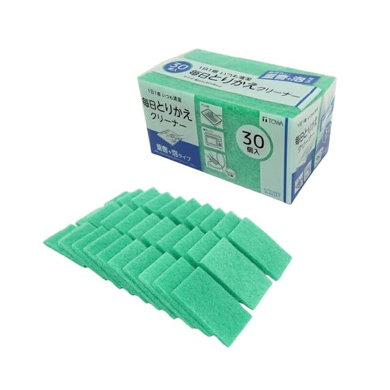 商品サイズ：0.8×5×8cm（1個あたり） 重曹と泡立ち成分を含ませたクリーナーです。 使い切りタイプ。 商品写真は、 お使いのモニター設定、お部屋の照明等により実際の商品と色味が異なる場合がございます。