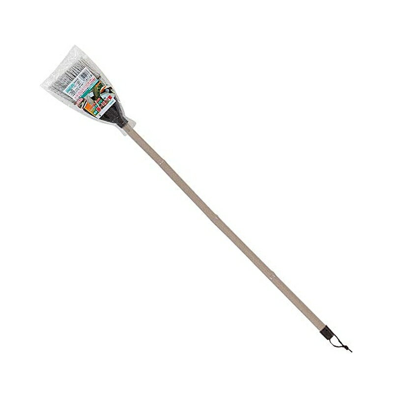チリトリ幅:約11cm 全長:約88cm 本体重量:約1200g 穂:ポリプロピレン 柄:竹に樹脂チューブ 原産国:中国 こびり付いた土もこそぎ落す! 柄が長くて掃きやすい。 商品写真は、 お使いのモニター設定、お部屋の照明等により実際の商品と色味が異なる場合がございます。