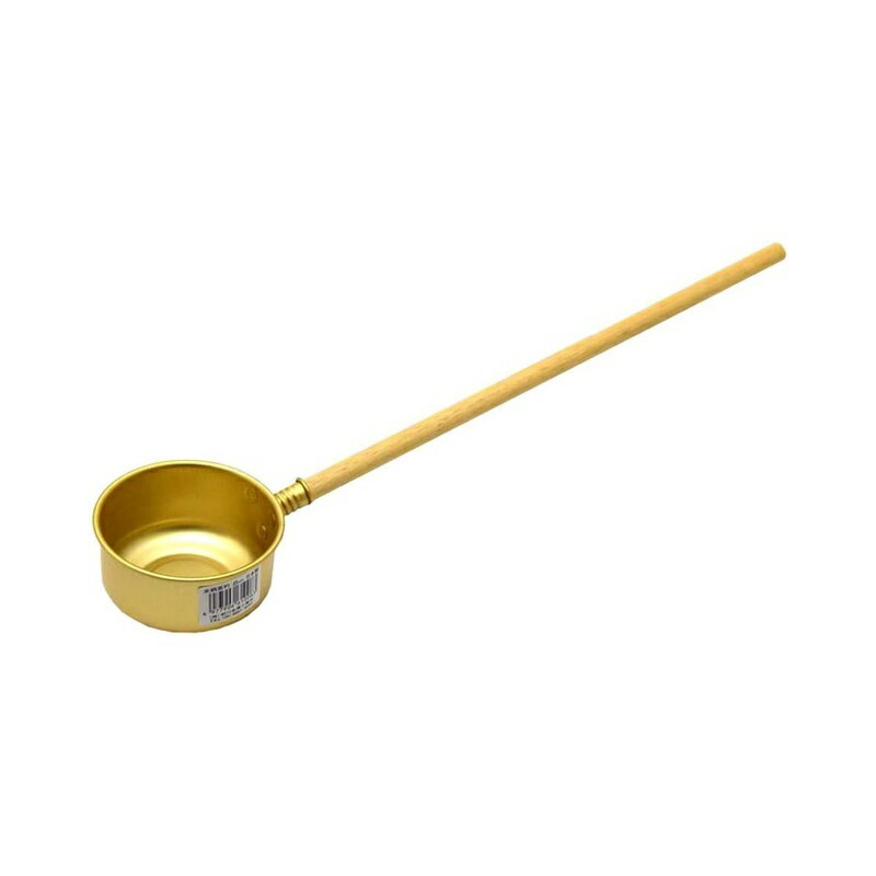 乐天商城 - 前川金属工業所 木柄水杓 8cm 4977906610083