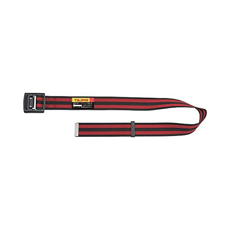 乐天商城 - タジマ 新規格安全帯 胴ベルトMサイズ ボーダー赤 BAM125-BRE 長さ125cm 4975364262011
