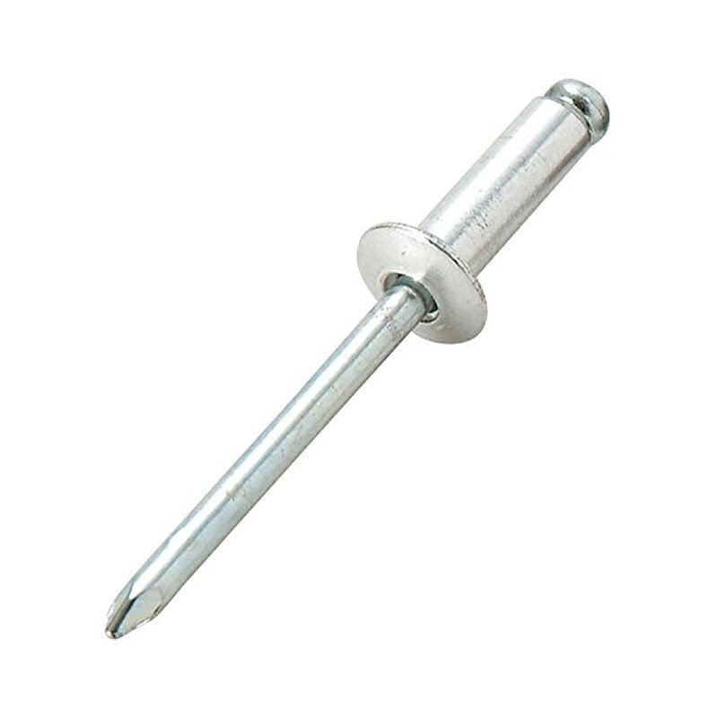 リベット径:4.8mm 下穴寸法:4.9~5.0mm 締付可能板厚:3.2~6.4mm 引張強度:600kg 剪断強度:460kg 片側作業で強力な結束が可能 【用途】 部材と母材の締結 【特徴】 ・厨房等さびやすい場所に最適な、オールステンレス ・ハンドリベッターでのカシメ作業に 商品写真は、 お使いのモニター設定、お部屋の照明等により実際の商品と色味が異なる場合がございます。