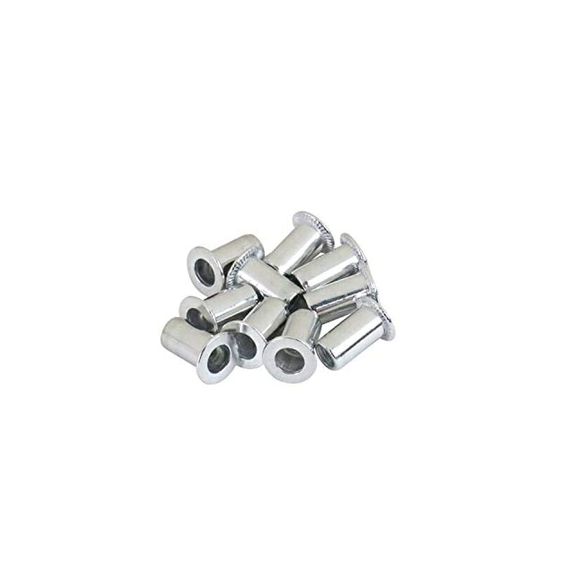 リベット径:M4×0.7 下穴寸法:6.1~6.2mm 締付可能板厚:1.5~2.5mm 引張強度:467kg 剪断強度:116kg タップ立てが無理な薄板や合板にも取り付けられる 【用途】 薄板等へのナット穴(ネジ穴)作成 【特徴】 ・タップ立てが無理な薄板にネジ穴を作ることができるハンドナッター用ナットリベット 商品写真は、 お使いのモニター設定、お部屋の照明等により実際の商品と色味が異なる場合がございます。