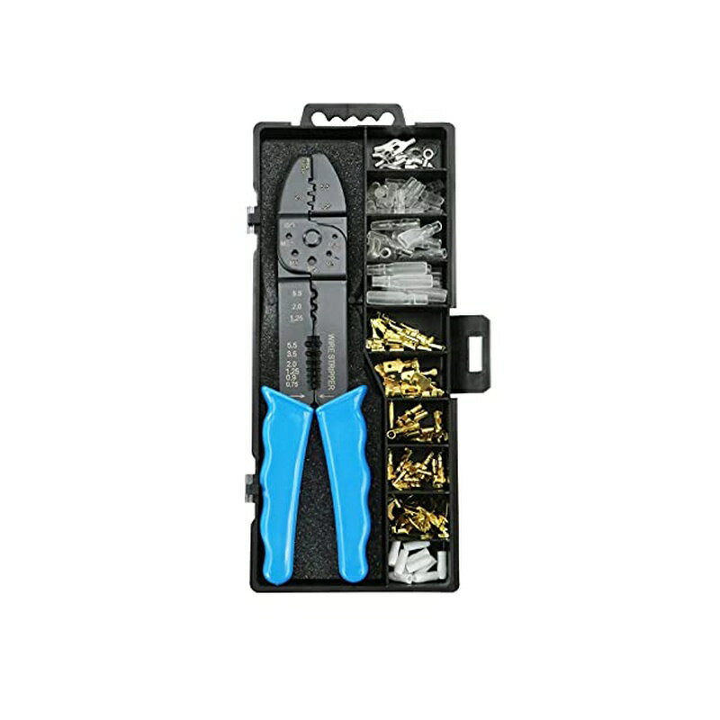 樂天商城 - イーバリュー(E-Value) クリンピングツールセット 電装品の配線作業に ECT-706SET 4977292278478