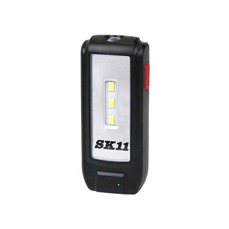 SK11 乾電池式LEDミニポケットライト クリップ付 最大100lm SLW-31MPL-DB 4977292404181