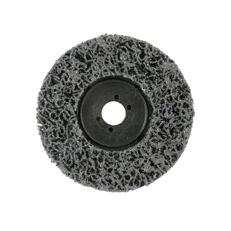 用途:頑固なサビ、塗装はがし、黒皮はがし作業 サイズ:100mm×15mm穴 粒度:80番相当 最高回転数(min-1):12000 材質:ナイロン繊維 安全で目詰まりがなく、強力に塗装を剥がす 【用途】 頑固なサビ、塗装はがし、黒皮はがし作業 【特徴】 ・下地を削らず、塗料、サビを一掃 ・極太のナイロン繊維に砥粒をコーティングしており、厚い塗膜面等を研磨しても目詰まりしない 商品写真は、 お使いのモニター設定、お部屋の照明等により実際の商品と色味が異なる場合がございます。