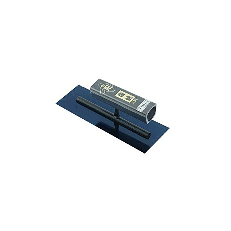 特徴:背金と鏝板が一体化したリベットレス式の角鏝 サイズ:約180mm 板厚:約0.5mm 仕様:黒塗り角柄・油焼き加工処理 コテ板・背金:焼入鋼(SK-4)、柄首:鉄(SPHC)、柄:木 商品写真は、 お使いのモニター設定、お部屋の照明等により実際の商品と色味が異なる場合がございます。