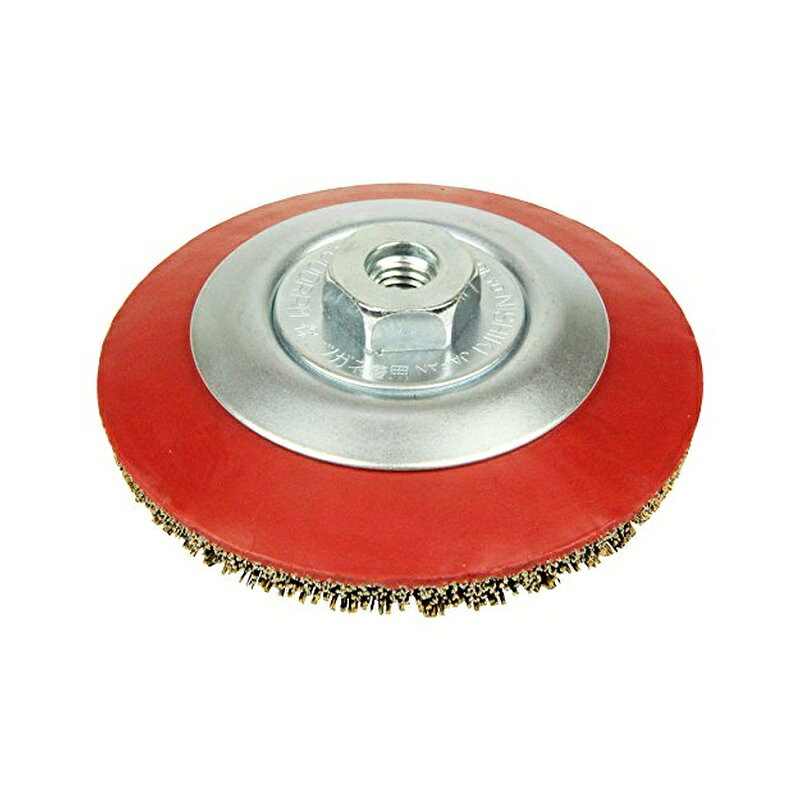 外径:95mm ネジ径:M10×P1.5 線径:0.25mm 最高使用回転数:12000min-1 適用機種:ディスクグラインダー 商品写真は、 お使いのモニター設定、お部屋の照明等により実際の商品と色味が異なる場合がございます。