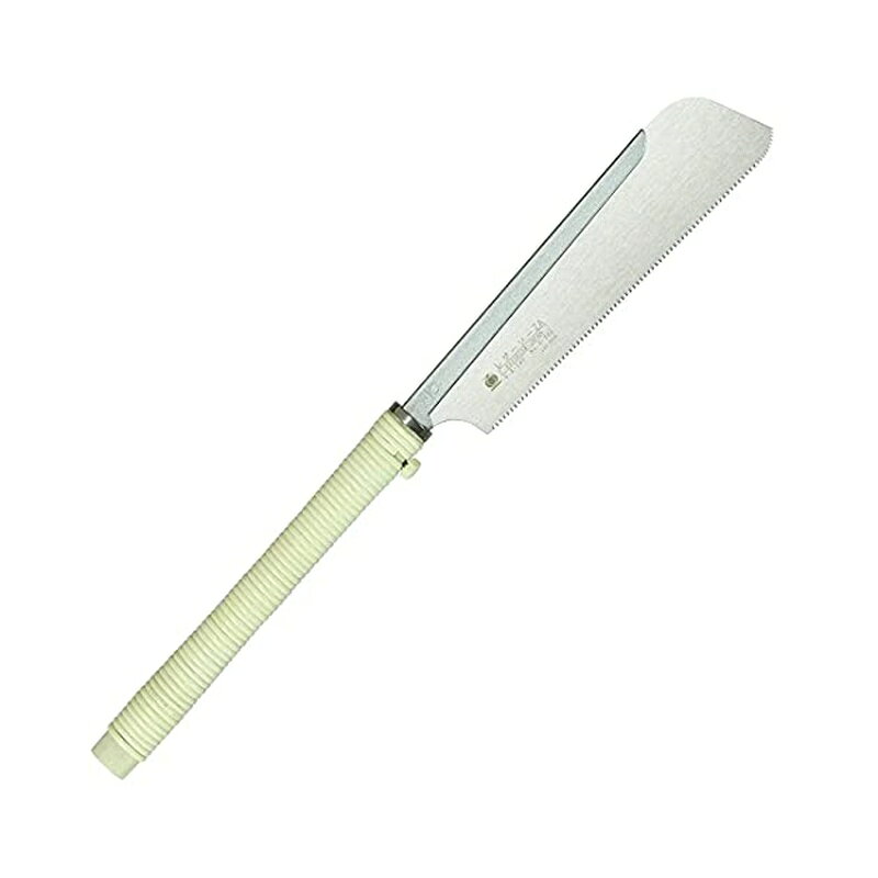 刃長:240mm ピッチ:1.5(寸20枚目)mm 板厚:0.3mm 仕様:衝撃焼入・サビに強い特殊表面処理・レーザーマーキング・藤巻きタイプ 柄:木・籐、鋸:炭素工具鋼(SK-4)、背金:スチール レザーソーZA型 本体 生産地:日本有数の金物の町、兵庫県三木市で生産 切れ味:精密加工に優れた刃 オススメ用途:内装・木工細工・竹細工に最適 オススメの太さ:直径4cmまでなら快適に切断可能 互換性:全ての03シリーズ240mm替刃が装着可能 商品特徴1:発売から50年のロングセラー商品 商品特徴2:先端R目立てが開口作業にも便利 商品特徴3:1刃につき1回の衝撃焼入を施し、大幅に耐久性を向上 商品写真は、 お使いのモニター設定、お部屋の照明等により実際の商品と色味が異なる場合がございます。