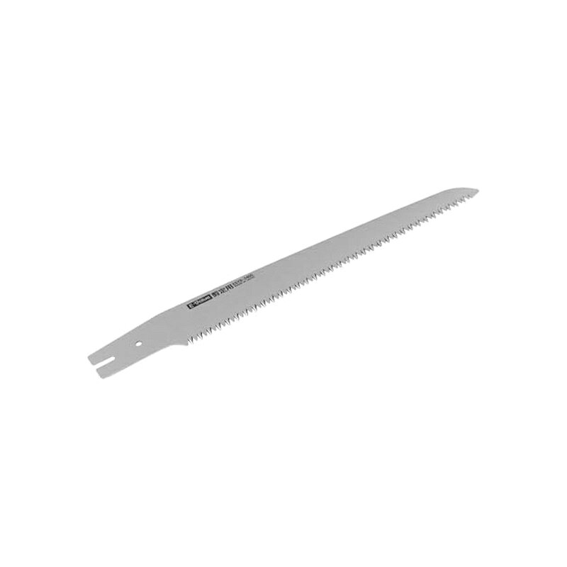 刃長:240mm 板厚:0.9mm 刃固定方法:ネジ式 刃部:無電解ニッケルメッキ・衝撃焼入れ 刃:SK-85 替刃式サヤ付鋸240用の専用替刃 【用途】 生木の切断・剪定作業 【特徴】 ・E-Value替刃式サヤ付鋸240シリーズの専用替刃 ・刃はネジ固定式になっている 商品写真は、 お使いのモニター設定、お部屋の照明等により実際の商品と色味が異なる場合がございます。