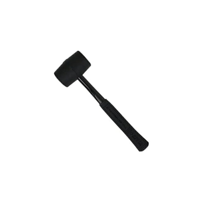 全長:約340mm 頭の全長:約109mm、口径:約64mm 全重量:約900g ヘッドカラー:ブラック ヘッド:天然ゴム、シャフト:スチール、グリップ:ゴム パイプ柄のゴムハンマー 【用途】 ゴム製ハンマー 【特徴】 ・滑りにくく、握りやすいゴムグリップを採用 ・耐久性の高いスチールシャフト採用で重量感があり、強く打ち込める ・ヘッドは摩耗しにくい天然ゴムを使用 ・打撃対象物をキズつけたくない場合に最適で、様々な用途に使用できる 商品写真は、 お使いのモニター設定、お部屋の照明等により実際の商品と色味が異なる場合がございます。