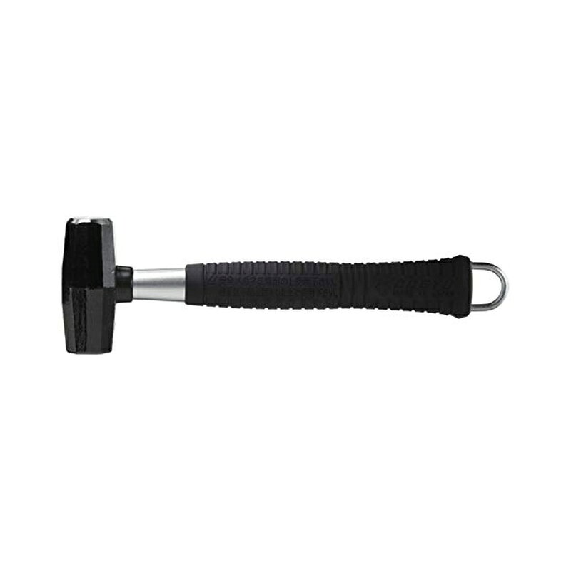 全長:約300mm 頭の全長:約91mm 口径:直径32mm 全重量(約):980g 吊金具付きなのでハンマーフックに簡単脱着できます。 頭は強い打撃力を可能にした鍛造品です。 シャフトは大径20oシャフトを使用。 握りやすい細身グリップです。 商品写真は、 お使いのモニター設定、お部屋の照明等により実際の商品と色味が異なる場合がございます。