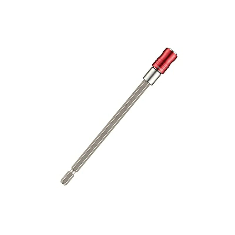 【用途】 狭く奥まった個所、高い場所のネジ締めなど 【特長】 ●チャック径13mm。狭い箇所で引っ掛からない。 ●引きタイプのスリーブチャックで、装着したビットが落ちにくい。 ●両頭ビットやソケット、六角軸つき砥石やブラシも使える。 ●軸部はダイハード鋼全身焼入で、ねじれや曲がりに強い。 ●耐腐食性に優れたアルマイト仕上げのアルミスリーブ。カラーでサイズを色分け。 商品写真は、 お使いのモニター設定、お部屋の照明等により実際の商品と色味が異なる場合がございます。
