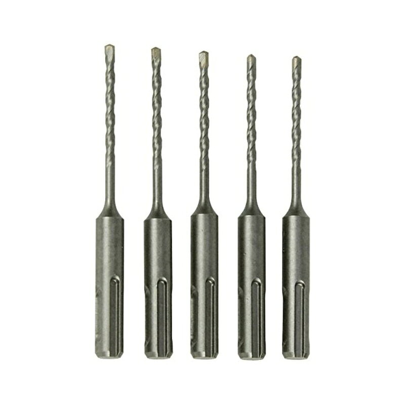 用途:コンクリート・ブロック・モルタル・石材の穴あけ作業 サイズ:4.3mm 有効長:50mm 入数:5本組 仕様:SDSプラスシャンク用 コンクリートへの穴あけに求めやすい価格のセット品 【用途】 コンクリート・ブロック・モルタル・石材の穴あけ作業 【特徴】 ・新先端形状と超硬チップで速く穴あけができて、長寿命 ・デッキプレートへの貫通も可能 ・対鉄筋性能がアップ 商品写真は、 お使いのモニター設定、お部屋の照明等により実際の商品と色味が異なる場合がございます。
