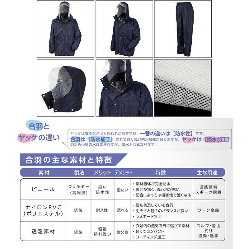 ■グリーンクロス ナイロンパンツ ネイビー LL 5枚セット #801〔品番:6300031990〕【4283475:0】[送料別途見積り][法人・事業所限定][外直送][店頭受取不可]