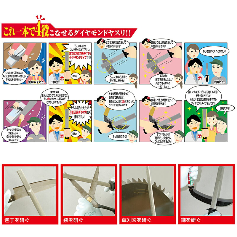 龍宝丸 万能刃研ぎやすり No.1043 メー...の紹介画像2