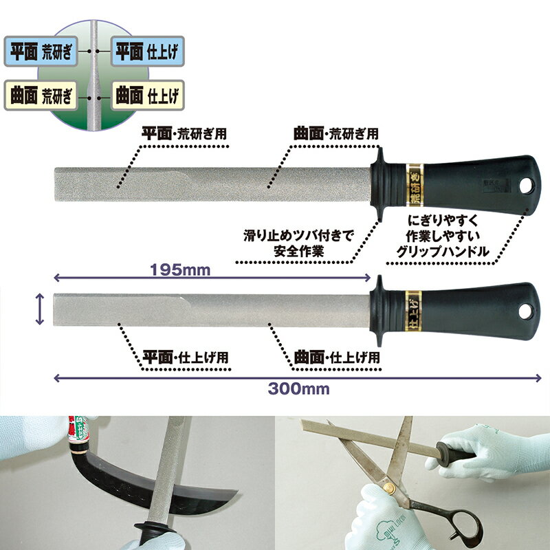龍宝丸 万能刃研ぎやすり No.1043 メー...の紹介画像3
