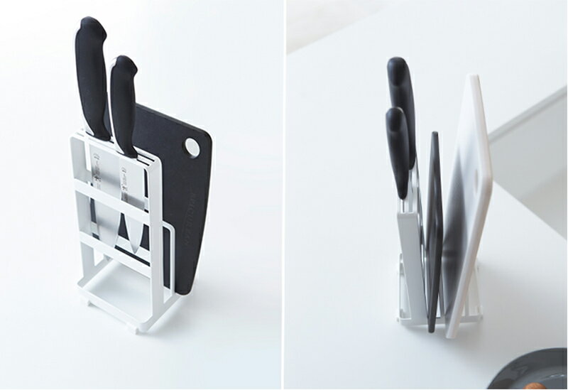 山崎実業 包丁&まな板スタンド プレート Pl...の紹介画像3