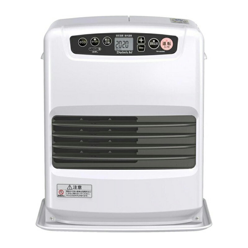 ダイニチ 石油ファンヒーター 木造9畳 コンクリート12畳まで 5L ムーンホワイト DAINICHI FW-3223NC-W お取り寄せ商品 4951272032823のサムネイル