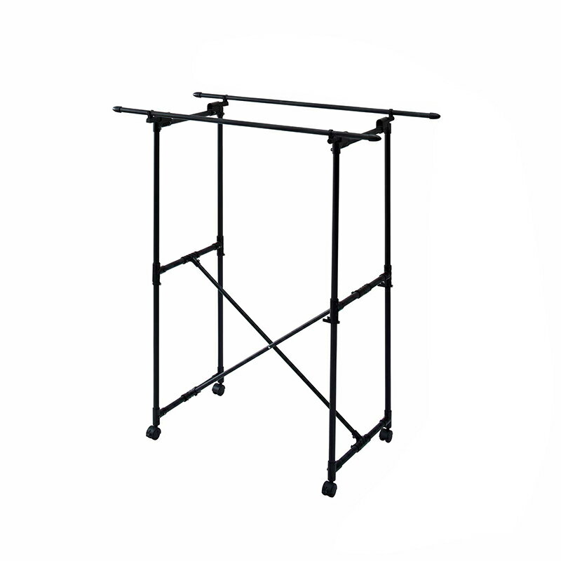 天馬 ポーリッシュ ブラック物干し 折りたたみ多機能物干し PSBK-09 マットブラック 4904746143358