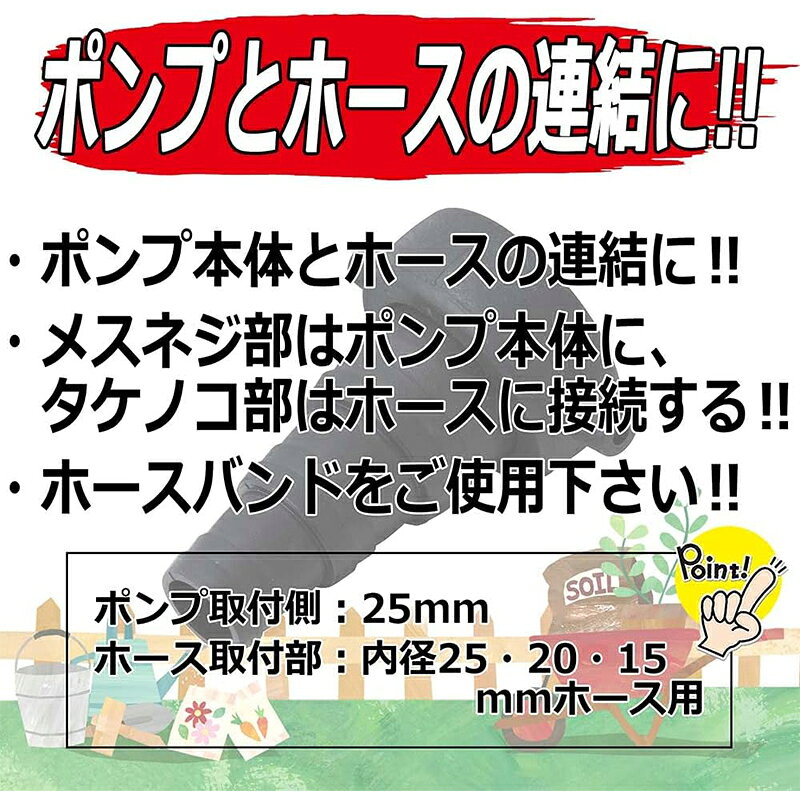 セフティー3 3段 ホース カップリング 25mm×25mm-20mm-15mm 連結