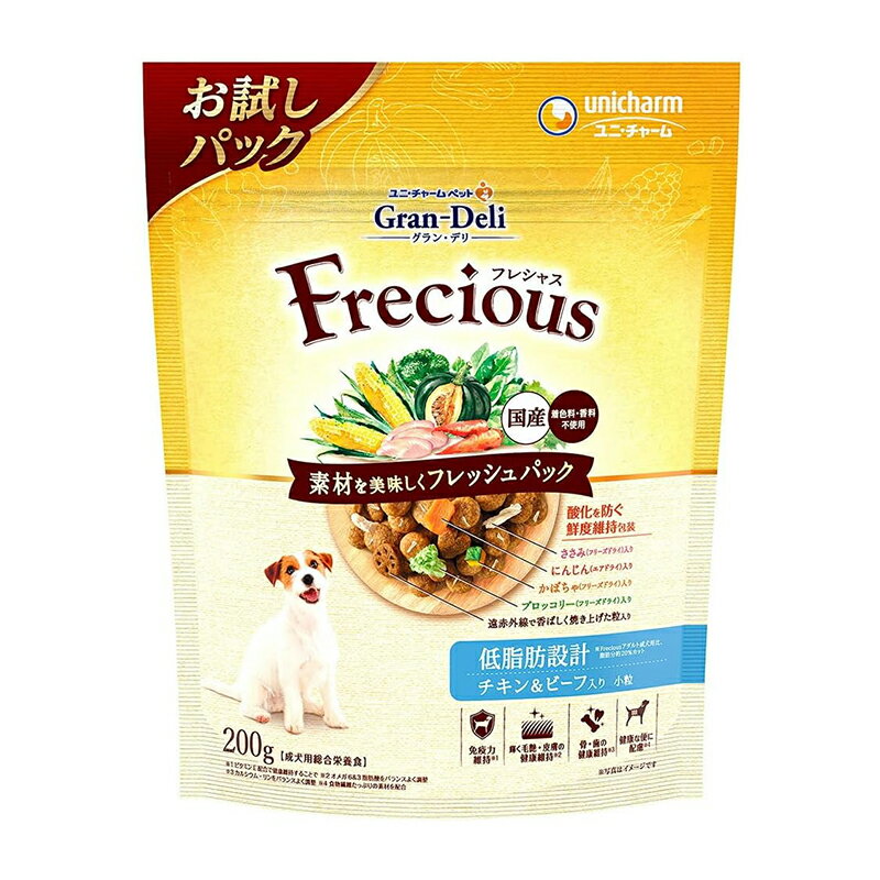 Other - ユニ・チャーム ペット グラン・デリ Frecious フレシャス 低脂肪設計 200g チキン&ビーフ入り 4520699618738