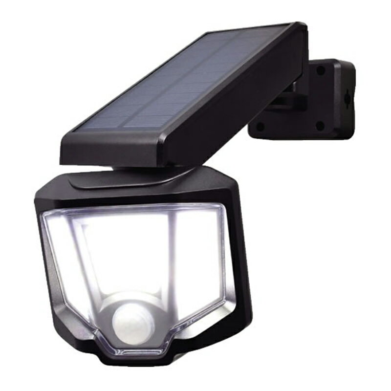 朝日電器 防雨 センサーライト ソーラー発電式 電気代不要 防水仕様 常時点灯 エルパ ESL-151SL 4901087221271