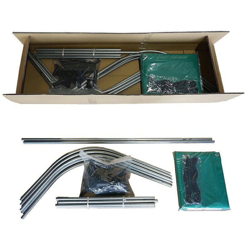 南栄工業 軽トラック幌フレーム TSG PVCグリーン KTHFTSG 4984665415002