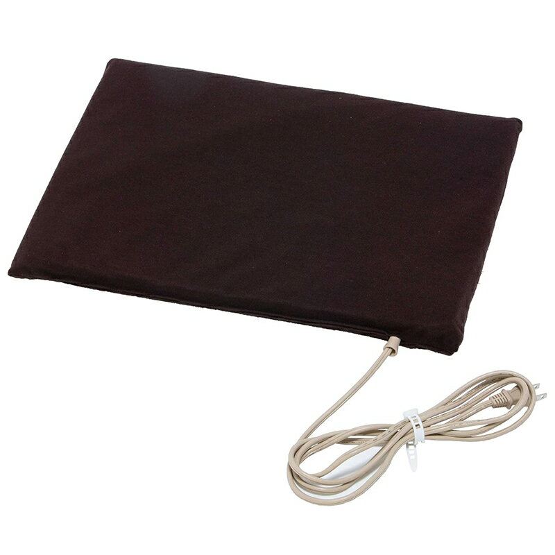 KODEN 電気あんか 大判ソフト ブラウン 無地 省エネ コンパクト 大きめサイズ 温度キープ 広電 VWF272H-B 4516748029082