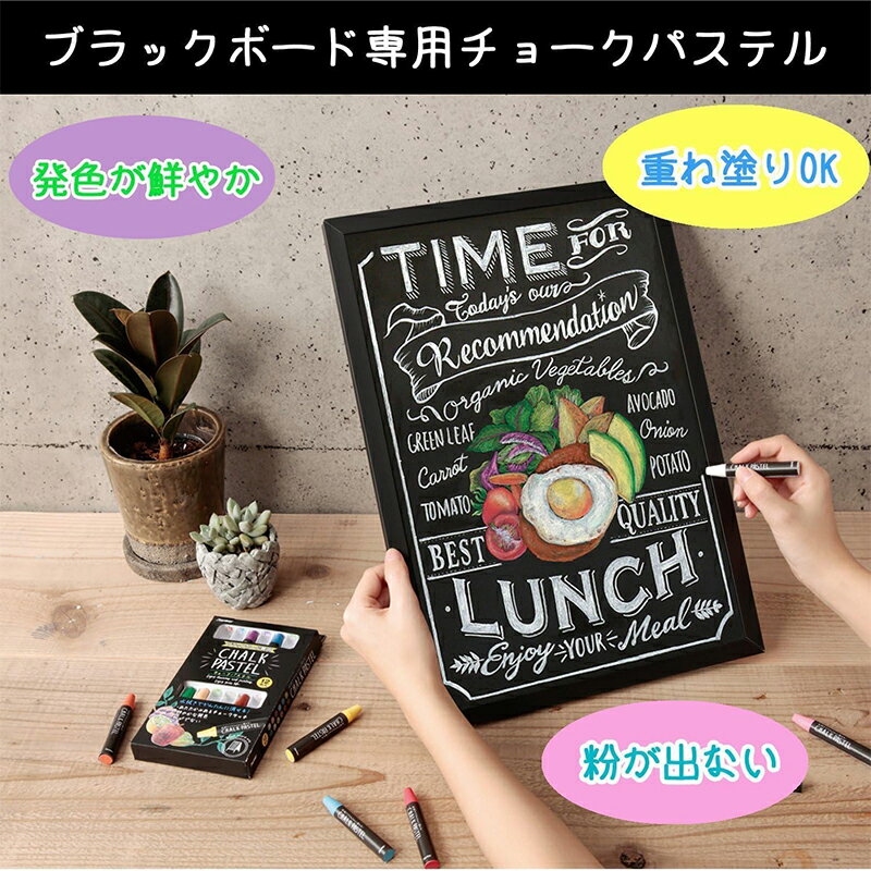 レイメイ藤井 ブラックボード専用 チョークパステル 12色 LBCP100 黒板 メール便対応（3個まで） 4902562457499 2