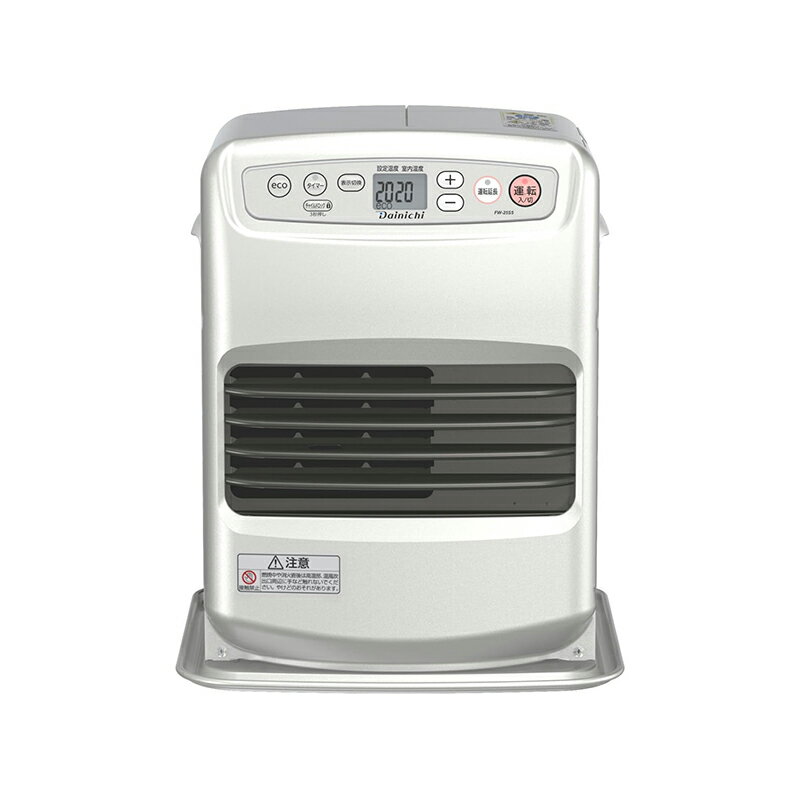 Dainichi ダイニチ 石油ファンヒーター Sタイプ ライトシルバー 木造7畳 コンクリート9畳まで FW-25S5-S 4951272035046【YL】のサムネイル