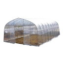 南榮工業 菜園ハウス 本体一式 450×720×270cm 9.4坪 ビニールハウス 農業用 パイプハウス H-4572 4984665302418