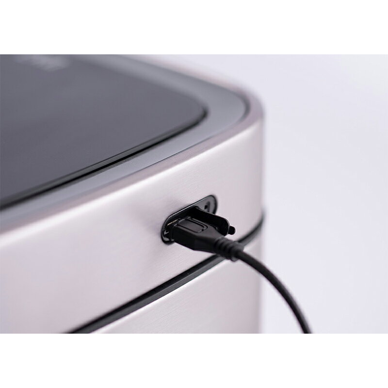 EKO JAPAN エコスマートX 充電式 センサービン 12L シルバー センサー式 ゴミ箱 ふた付き ダストボックス EK9252RGMT-12L 6951800613720 [2]
